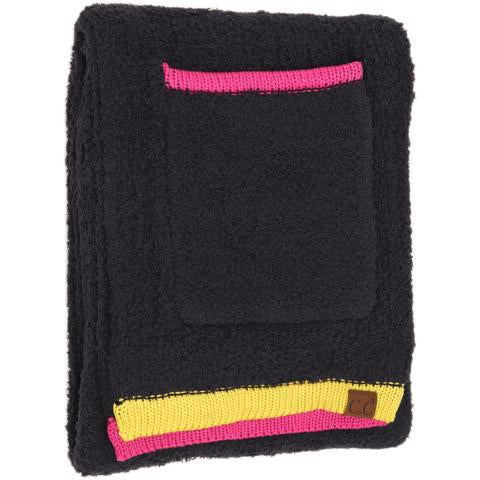 Color Block Knitted Sherpa Scarf